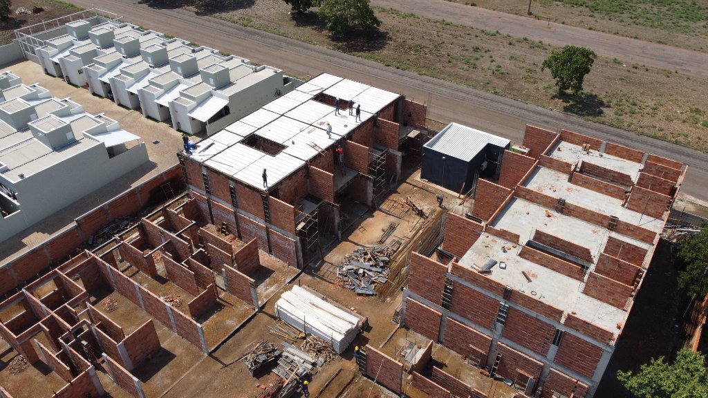 Construção de laje em formato L no Tocantins